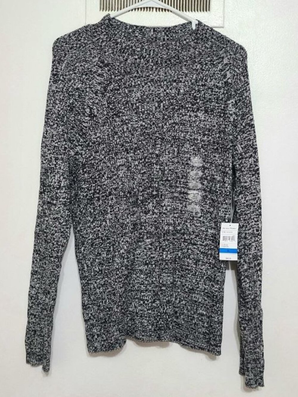 Marled Knit Crewneck Sweater